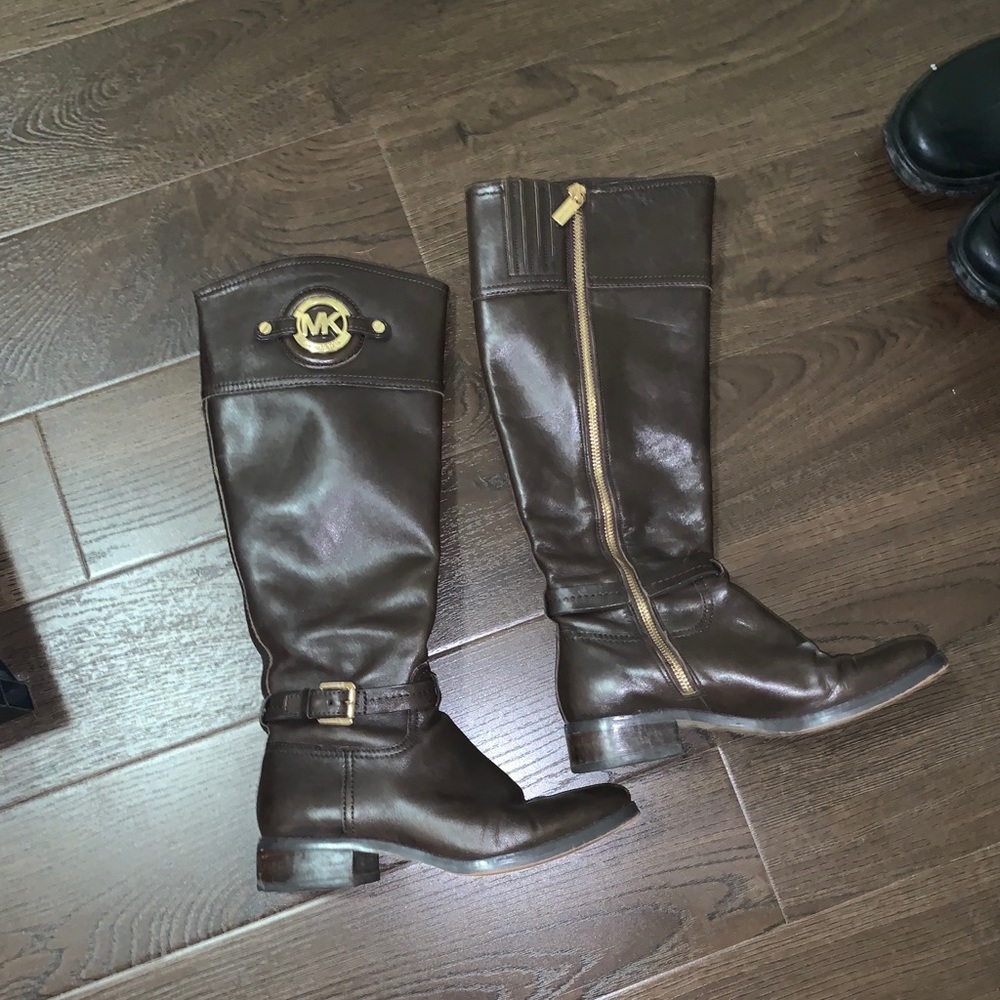 Michael Kors leather riding boot 36